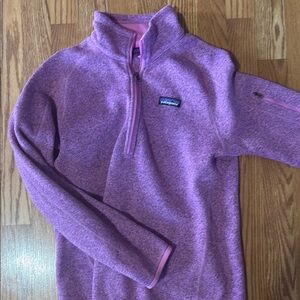 Patagonia Purple Quarter-Zip Pullover